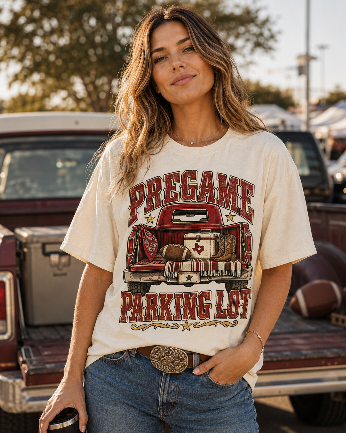 Tailgate Essentials football tee collection