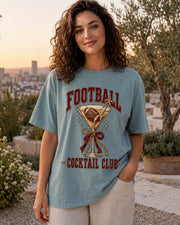 Football Cocktail Club Comfort Colors T-shirt alternate garment color mockup