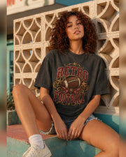 Retro Football Comfort Colors T-shirt alternate lifestyle mockup