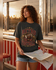 Retro Football game day lifestyle storytelling mockup
