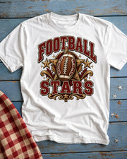 Football Stars Comfort Colors T-shirt flat lay mockup