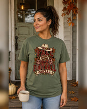 Fall Football Social premium Comfort Colors game day T-shirt hero mockup