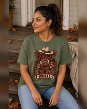 Fall Football Social Comfort Colors T-shirt alternate lifestyle mockup