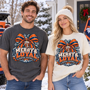 Merry & Loyal Denver christmas football Comfort Colors 1717 T-shirt mockup 2