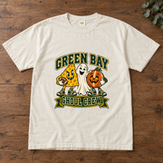 Green Bay Ghoul Crew vintage Green Bay Comfort Colors football T-shirt mockup 2