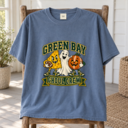Green Bay Ghoul Crew vintage Green Bay Comfort Colors football T-shirt mockup 3