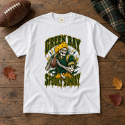 Green Bay Spooky Sunday vintage Green Bay Comfort Colors football T-shirt mockup 5