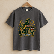 Green Bay Game Day Magic vintage Green Bay Comfort Colors football T-shirt mockup 1