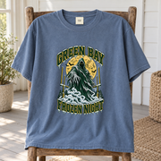 Green Bay Frozen Night vintage Green Bay Comfort Colors football T-shirt mockup 3