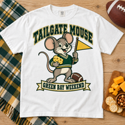 Tailgate Mouse vintage Green Bay Comfort Colors football T-shirt mockup 5