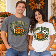Midnight Tailgate vintage Green Bay Comfort Colors football T-shirt mockup 3