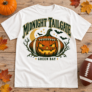 Midnight Tailgate vintage Green Bay Comfort Colors football T-shirt mockup 5