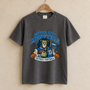 Motor City Monsters Detroit Halloween football T-shirt mockup 1