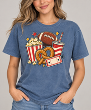 Football Snack Collage shirt close-up