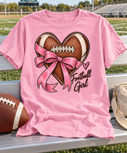 Football Girl Heart cute game day styled scene