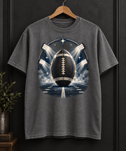 Stadium Football Lights T-shirt hanger mockup