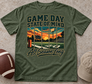 Game Day State of Mind Comfort Colors flat lay