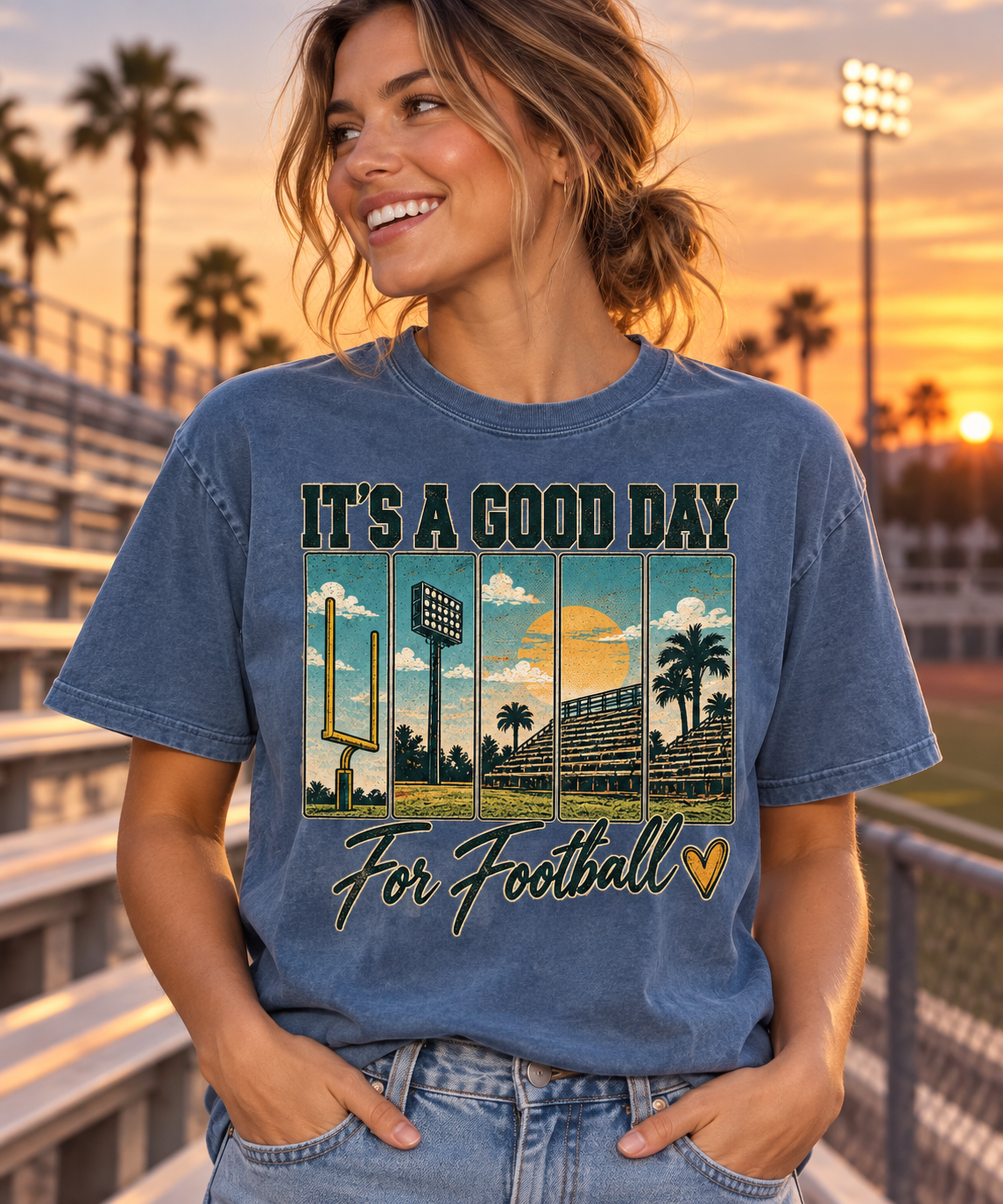 Good Day for Football lifestyle mockup