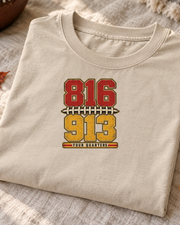 816 913 Four Quarters Premium T Shirt folded detail