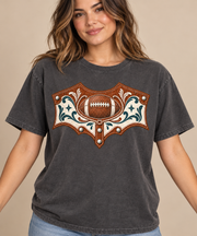 Western Football Banner shirt close-up