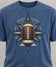 Football Compass Star western design detail
