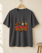 Four Quarters of Fright Night Premium T Shirt hanger view