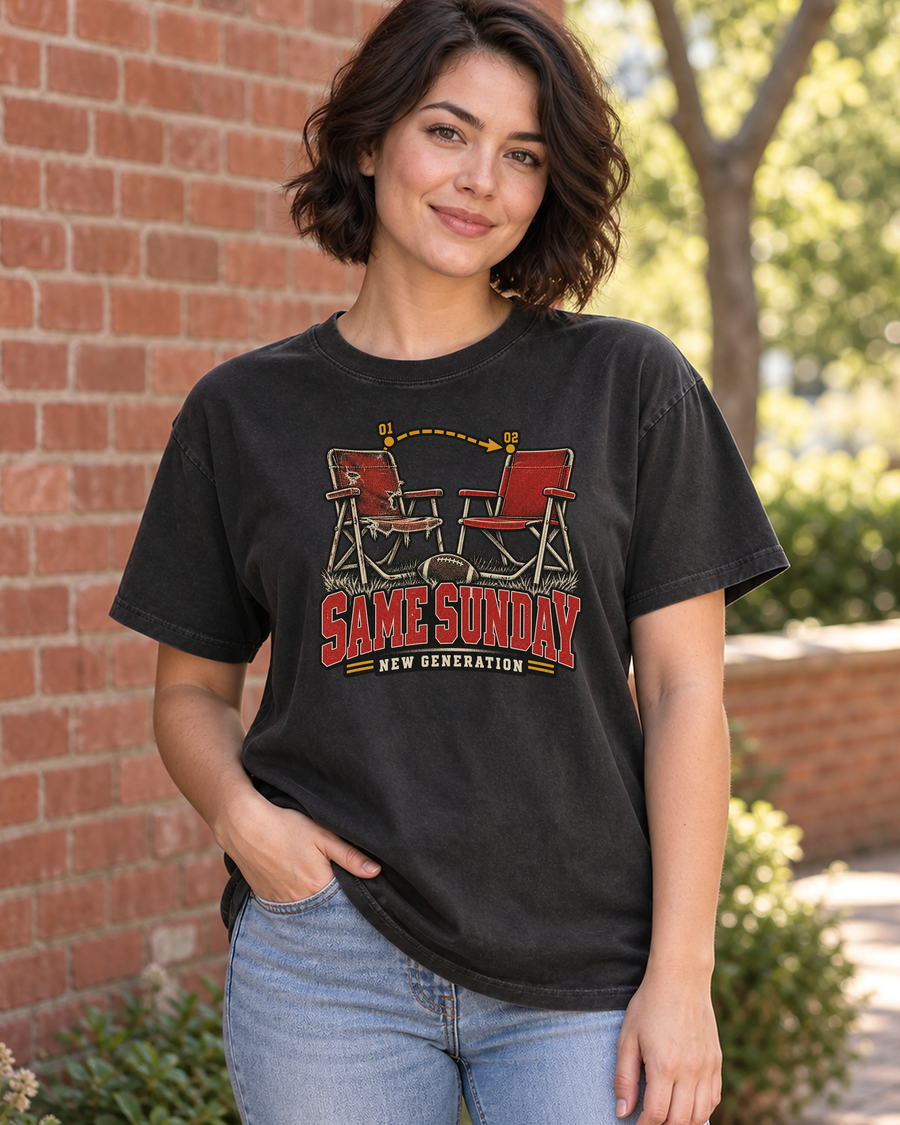 Same Sunday New Generation KC football Premium T Shirt hero model