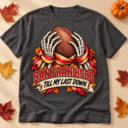 Til My Last Down San Francisco Comfort Colors 1717 T-shirt mockup 4