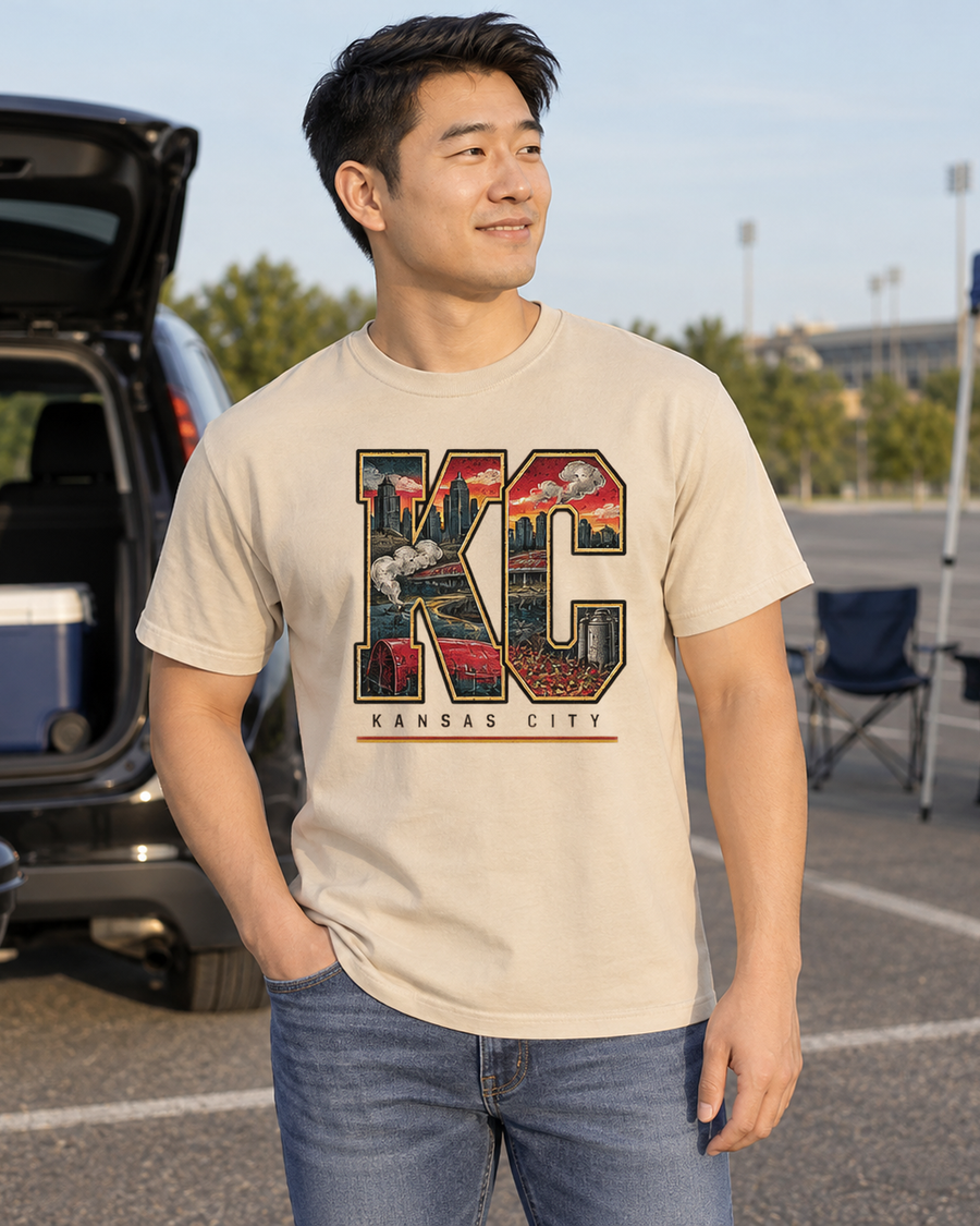 KC All In One Premium T Shirt male lifestyle