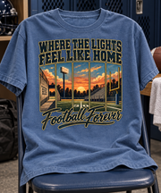 Where The Lights Feel Like Home T-shirt folded mockup