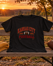 Kansas City Football Premium T Shirt styled scene