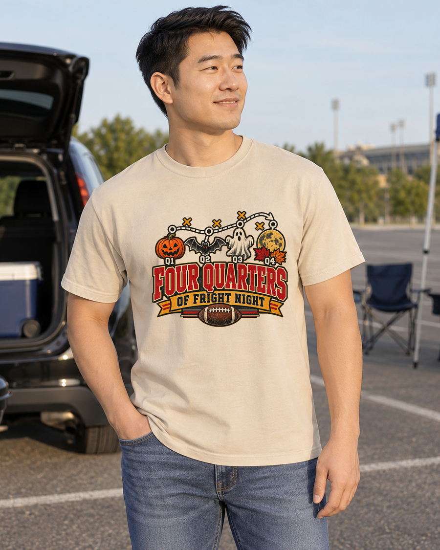Four Quarters of Fright Night Premium T Shirt male lifestyle