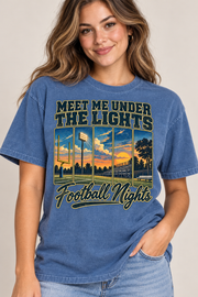 Meet Me Under The Lights shirt design close-up