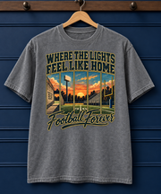 Where The Lights Feel Like Home T-shirt hanger mockup