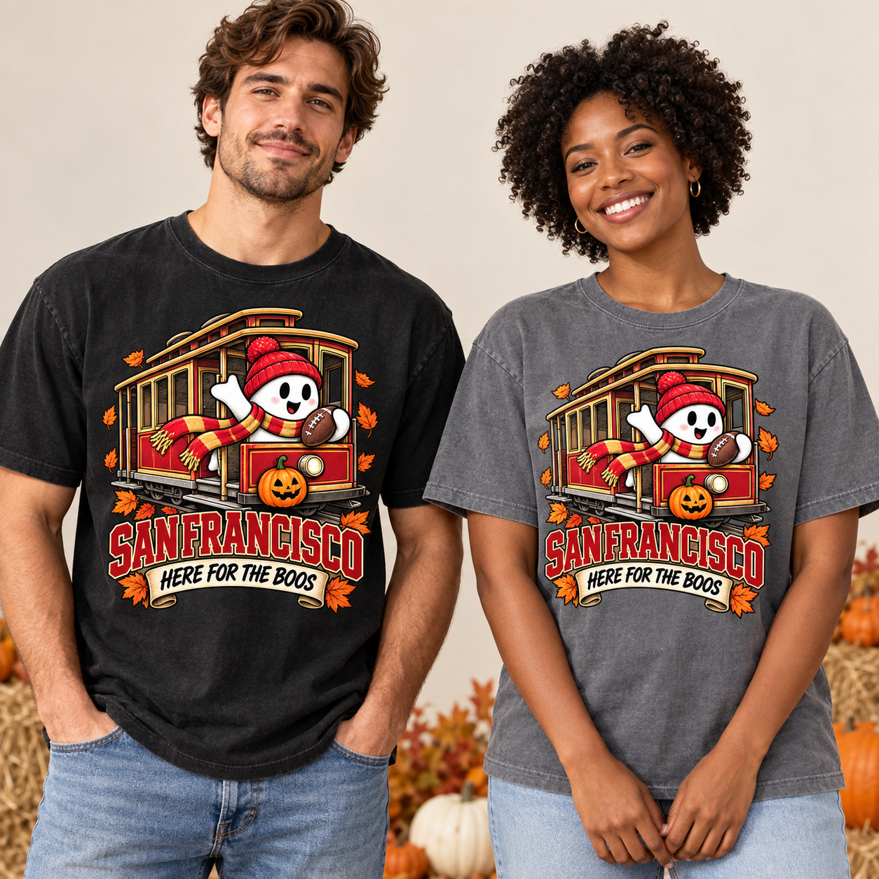 Here for the Boos San Francisco Comfort Colors 1717 T-shirt mockup 2