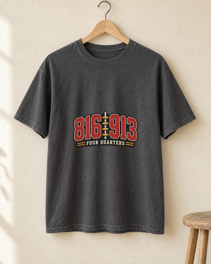 816 913 Four Quarters Premium T Shirt hanger view