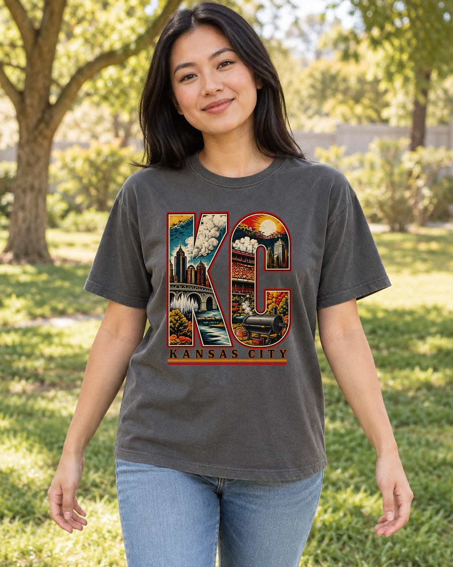 KC All In One Premium T Shirt female lifestyle