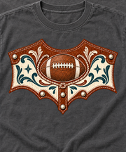 Western Football Banner vintage design detail
