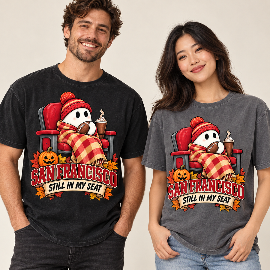 Still in My Seat San Francisco Comfort Colors 1717 T-shirt mockup 2