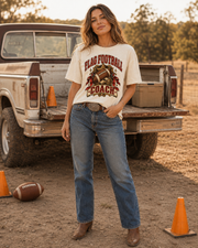 Flag Football Coach T-shirt full outfit mockup
