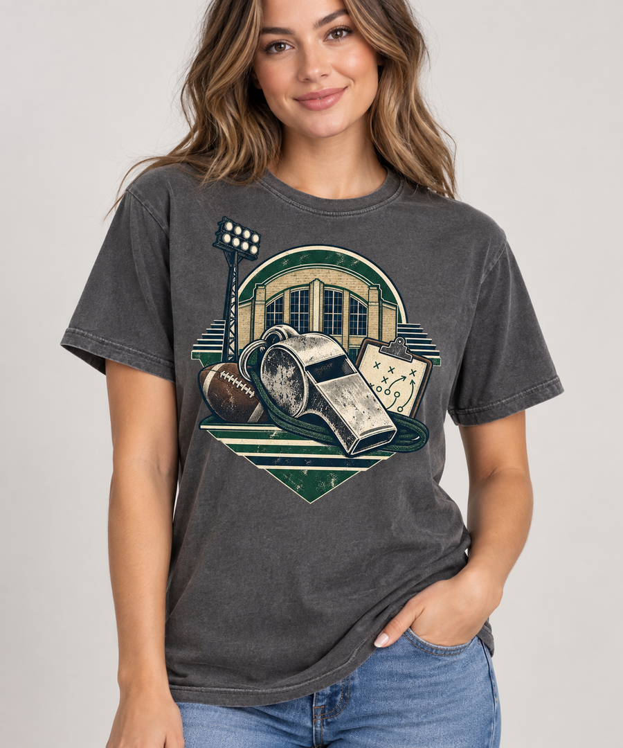 Coach Whistle Fieldhouse shirt close-up