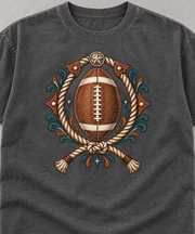 Western Rope Football vintage design detail