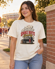 Smoke Route Sunday Premium T Shirt female lifestyle