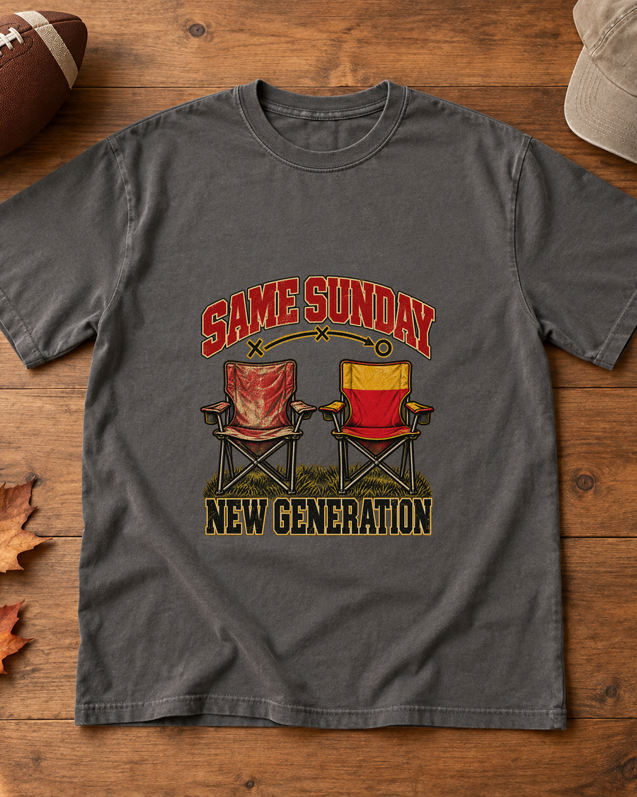 Same Sunday New Generation Premium T Shirt flat lay