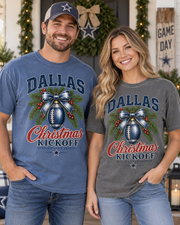 Dallas Christmas Kickoff wreath lifestyle mockup