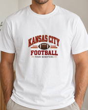 Kansas City Football Premium T Shirt close up