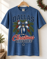 Dallas Christmas Kickoff wreath product mockup