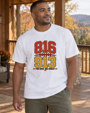 816 913 Two Sides One Sunday Premium T Shirt male lifestyle