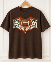 Western Football Banner T-shirt hanger mockup