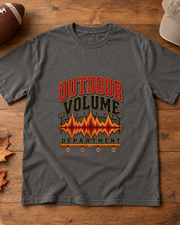 Outdoor Volume Department Premium T Shirt flat lay